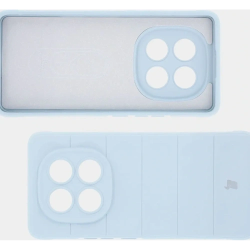 Pancerne etui Bizon Case Tur do Xiaomi Redmi Note 14 Pro 5G / Poco X7 jasnoniebieskie