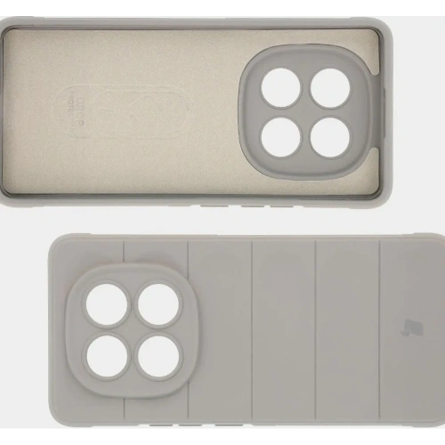 Pancerne etui Bizon Case Tur do Xiaomi Redmi Note 14 Pro 5G / Poco X7 jasnoszare