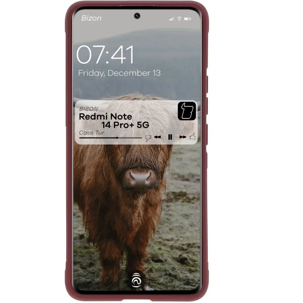 Hurtownia GSM - Pancerne etui Bizon Case Tur do Xiaomi Redmi Note 14 Pro Plus 5G ciemnofioletowe - BIZ8393 - {ean13} - Hurt