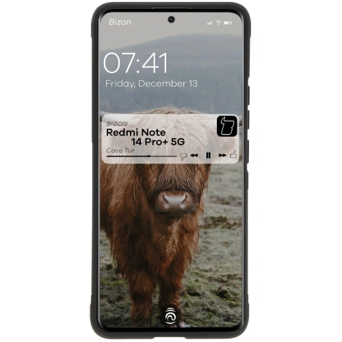 Pancerne etui Bizon Case Tur do Xiaomi Redmi Note 14 Pro Plus 5G czarne