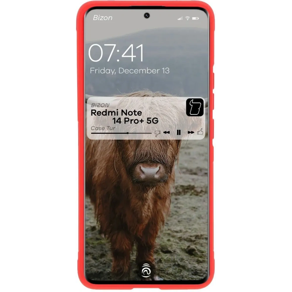 Hurtownia GSM - Pancerne etui Bizon Case Tur do Xiaomi Redmi Note 14 Pro Plus 5G červené - BIZ8395 - {ean13} - Hurt