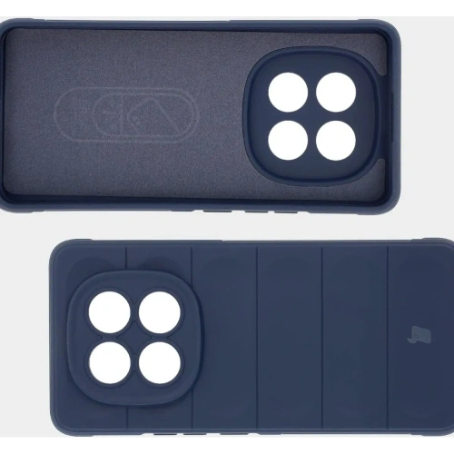 Pancerne etui Bizon Case Tur do Xiaomi Redmi Note 14 Pro Plus 5G granatowe