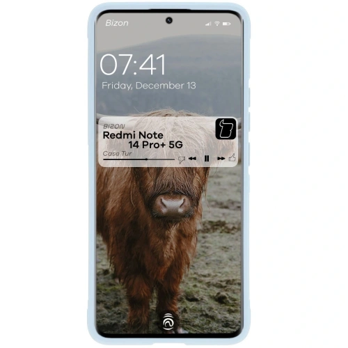 Pancerne etui Bizon Case Tur do Xiaomi Redmi Note 14 Pro Plus 5G jasnoniebieskie