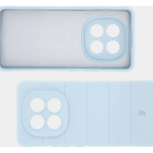 Pancerne etui Bizon Case Tur do Xiaomi Redmi Note 14 Pro Plus 5G jasnoniebieskie