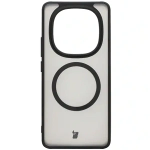 Hurtownia GSM - Bizon Carcasă MatteO Magnetic Xiaomi Redmi Note 14 Pro 5G / 14 Pro Plus 5G / Poco X7 translucidă cu cadru negru - BIZ8399 - {ean13} - Hurt