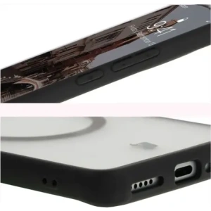 Hurtownia GSM - Bizon Carcasă MatteO Magnetic Xiaomi Redmi Note 14 Pro 5G / 14 Pro Plus 5G / Poco X7 translucidă cu cadru negru - BIZ8399 - {ean13} - Hurt
