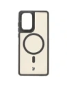 Hurtownia GSM - Pouzdro s podstavcem a magnetickým kroužkem Bizon Case Eclipse pro Motorola Edge 50 Fusion kouřové s černým rámečkem - BIZ8400 - {ean13} - Hurt