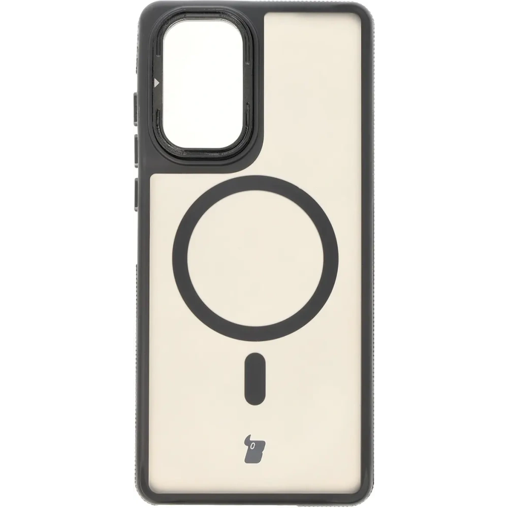 Hurtownia GSM - Pouzdro s podstavcem a magnetickým kroužkem Bizon Case Eclipse pro Motorola Edge 50 Fusion kouřové s černým rámečkem - BIZ8400 - {ean13} - Hurt