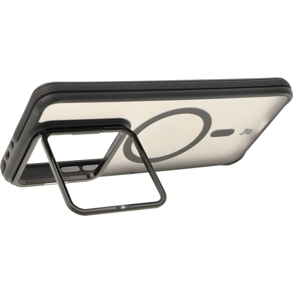 Wholesale Bizon Case Eclipse Stand & Magnetic Xiaomi 14T Pro smoky with a black frame - BIZ8402 - {ean13} - Hurt