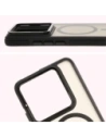 Hurtownia GSM - Etui s podstavcem a magnetickým kroužkem Bizon Case Eclipse pro Xiaomi 14T Pro kouřové s černým rámečkem - BIZ8402 - {ean13} - Hurt