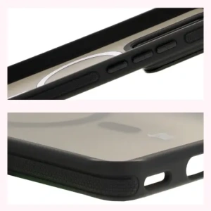 Hurtownia GSM - Etui s podstavcem a magnetickým kroužkem Bizon Case Eclipse pro Xiaomi 14T Pro kouřové s černým rámečkem - BIZ8402 - {ean13} - Hurt