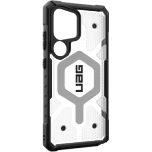 Wholesale UAG Urban Armor Gear Pathfinder Clear Magnet Samsung Galaxy S25 Ultra 5G with built-in magnetic module (ice/silver) - UAG1500 - {ean13} - Hurt