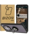 Bizon Case Hybrid Ring Xiaomi Redmi Note 14 Pro 5G / Poco X7 smoky with a black frame
