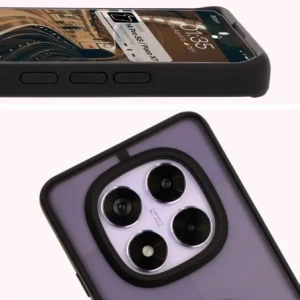 Hurtownia GSM - Bizon Case Hybrid Ring Xiaomi Redmi Note 14 Pro 5G / Poco X7 rauchig mit einem schwarzen Rahmen - BIZ8404 - {ean13} - Hurt
