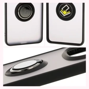 Hurtownia GSM - Bizon Case Hybrid Ring Xiaomi Redmi Note 14 Pro 5G / Poco X7 rauchig mit einem schwarzen Rahmen - BIZ8404 - {ean13} - Hurt