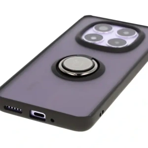 Wholesale Bizon Case Hybrid Ring Xiaomi Redmi Note 14 Pro 5G / Poco X7 smoky with a black frame - BIZ8404 - {ean13} - Hurt