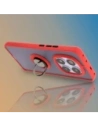 Wholesale Bizon Case Hybrid Ring Xiaomi Redmi Note 14 Pro 5G / Poco X7 smoky with a red frame - BIZ8405 - {ean13} - Hurt