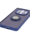 Hurtownia GSM - Bizon Case Hybrid Ring Xiaomi Redmi Note 14 Pro 5G / Poco X7 rauchig mit einem dunkelblauen Rahmen - BIZ8406 - {ean13} - Hurt
