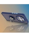 Hurtownia GSM - Bizon Case Hybrid Ring Xiaomi Redmi Note 14 Pro 5G / Poco X7 füstös sötétkék kerettel - BIZ8406 - {ean13} - Hurt