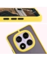 Hurtownia GSM - Bizon Case Hybrid Ring Xiaomi Redmi Note 14 Pro 5G / Poco X7 rauchig mit einem gelben Rahmen - BIZ8407 - {ean13} - Hurt