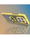 Wholesale Bizon Case Hybrid Ring Xiaomi Redmi Note 14 Pro 5G / Poco X7 smoky with a yellow frame - BIZ8407 - {ean13} - Hurt