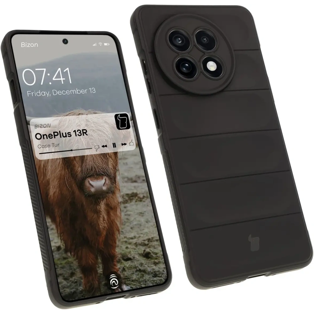 Hurtownia GSM - Pancerne etui Bizon Case Tur do OnePlus 13R czarne - BIZ8409 - {ean13} - Hurt