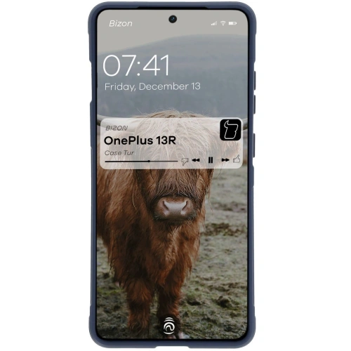 Pancerne etui Bizon Case Tur do OnePlus 13R granatowe