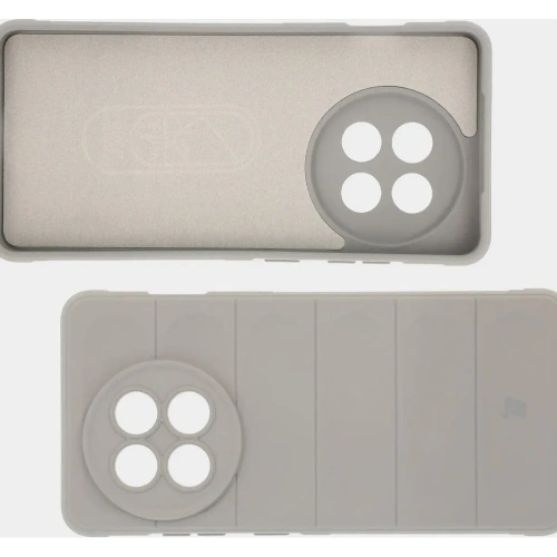 Pancerne etui Bizon Case Tur do OnePlus 13R jasnoszare