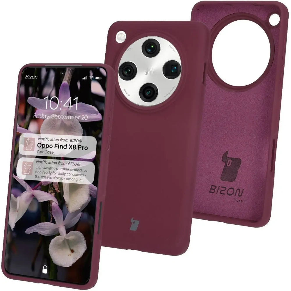 Hurtownia GSM - Silikonový obal Bizon Soft Case pro Oppo Find X8 Pro tmavě fialový - BIZ8414 - {ean13} - Hurt