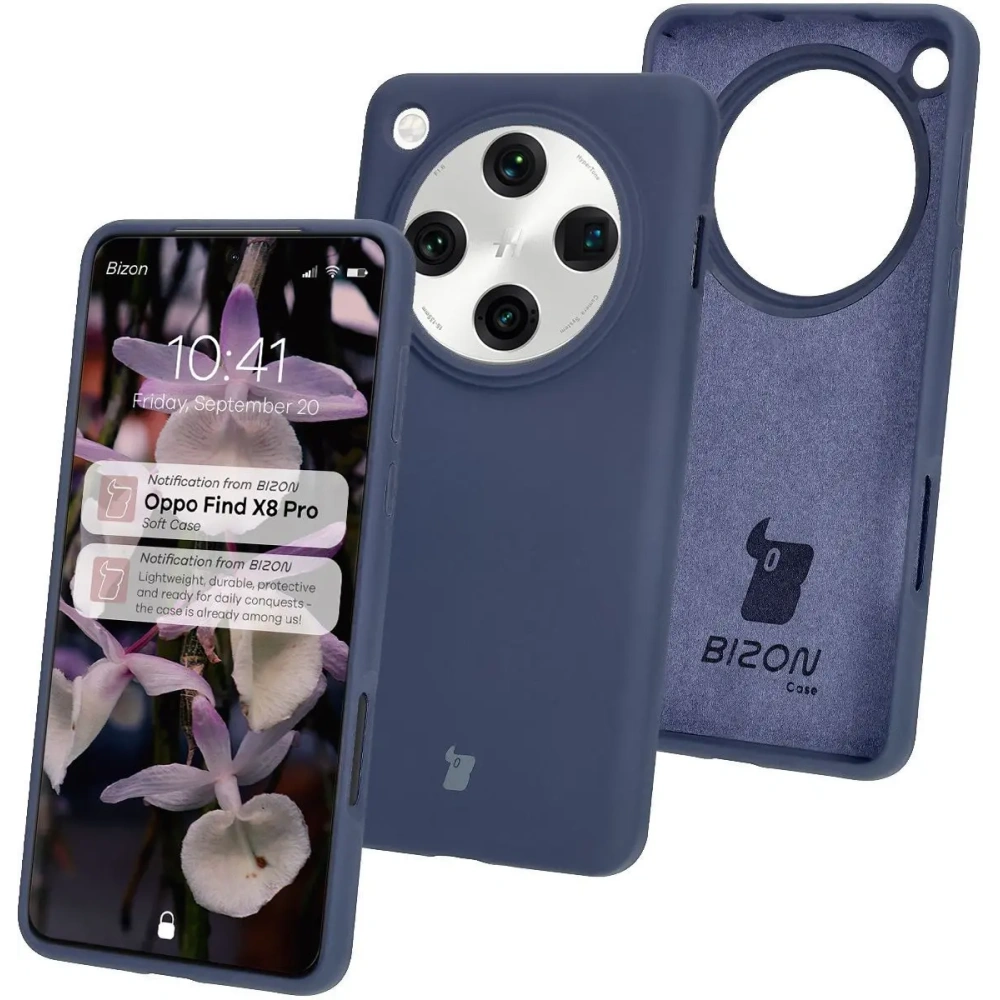 Hurtownia GSM - Silikonový obal Bizon Soft Case pro Oppo Find X8 Pro tmavě modrý - BIZ8415 - {ean13} - Hurt