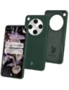 Silikonowe etui Bizon Soft Case do Oppo Find X8 Pro ciemnozielone
