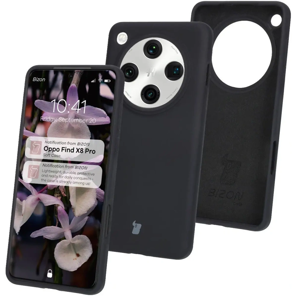 Hurtownia GSM - Silikonové pouzdro Bizon Soft Case pro Oppo Find X8 Pro černé - BIZ8417 - {ean13} - Hurt