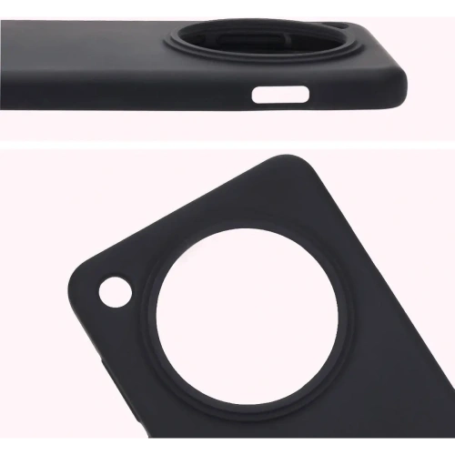 Silikonowe etui Bizon Soft Case do Oppo Find X8 Pro czarne