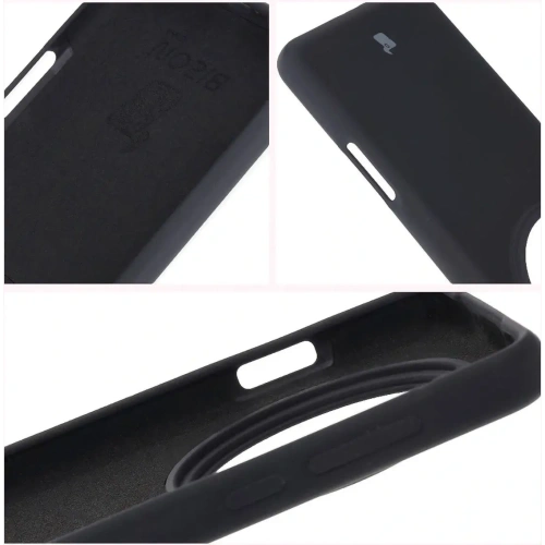 Silikonowe etui Bizon Soft Case do Oppo Find X8 Pro czarne