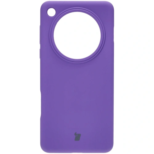 Silikonowe etui Bizon Soft Case do Oppo Find X8 Pro fioletowe