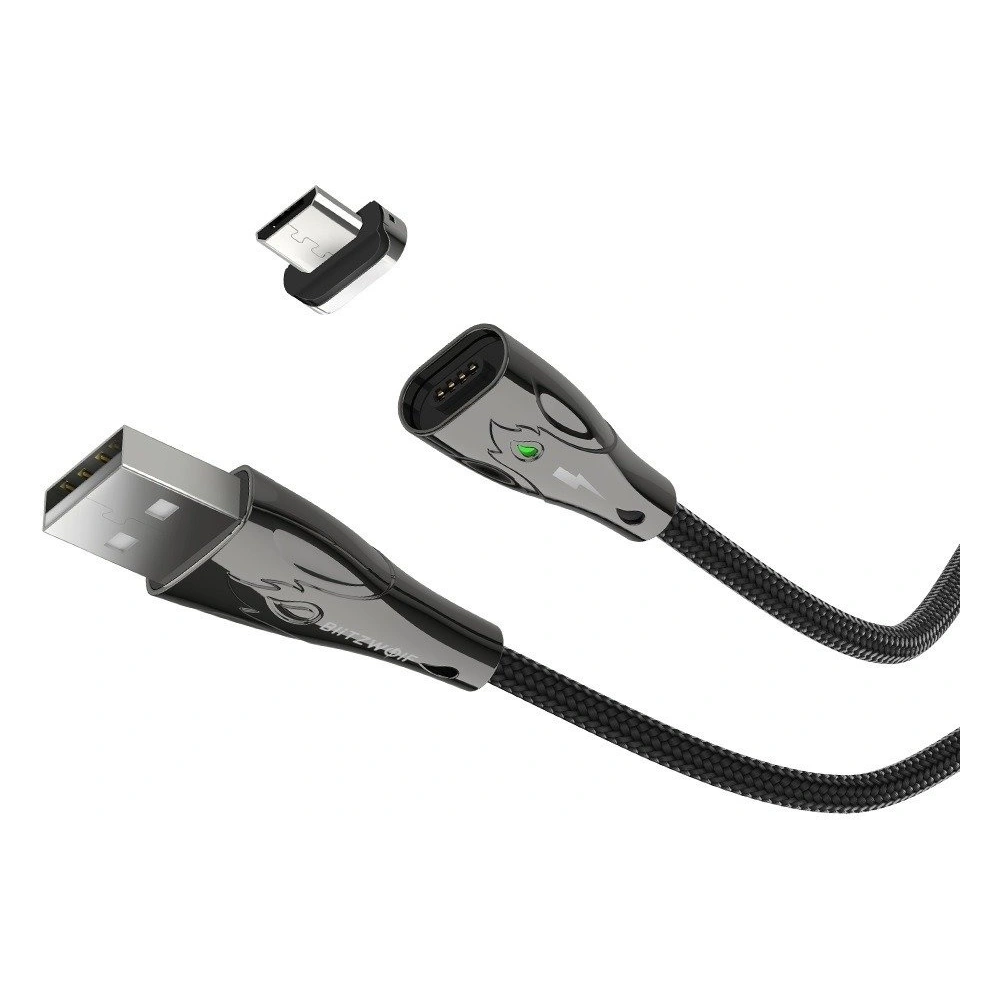 Hurtownia GSM - Kabel magnetický micro USB Blitzwolf BW-TC20, 3A, 1m (černý) - BLZ237BLK - {ean13} - Hurt