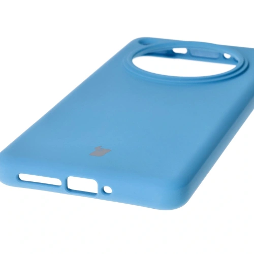 Silikonowe etui Bizon Soft Case do Oppo Find X8 Pro niebieskie