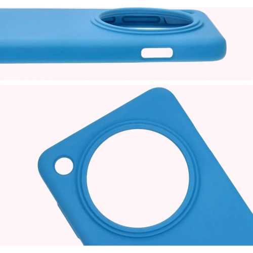 Silikonowe etui Bizon Soft Case do Oppo Find X8 Pro niebieskie