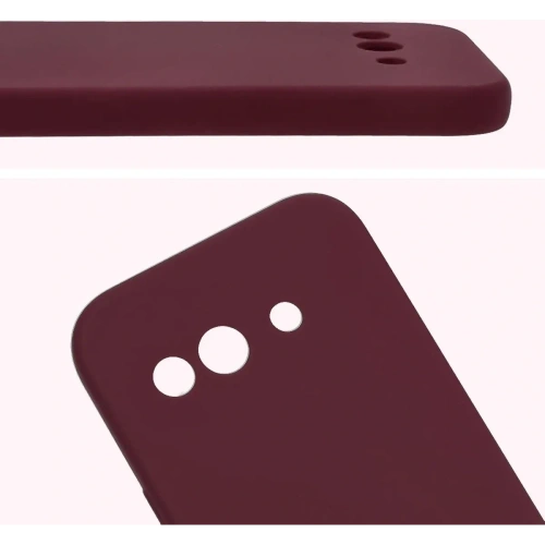 Silikonowe etui Bizon Soft Case do Google Pixel 9a ciemnofioletowe