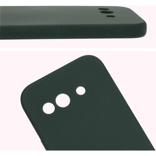 Silikonowe etui Bizon Soft Case do Google Pixel 9a ciemnozielone