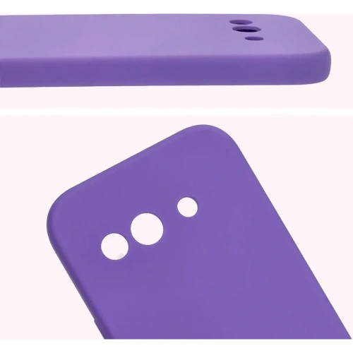 Silikonowe etui Bizon Soft Case do Google Pixel 9a fioletowe