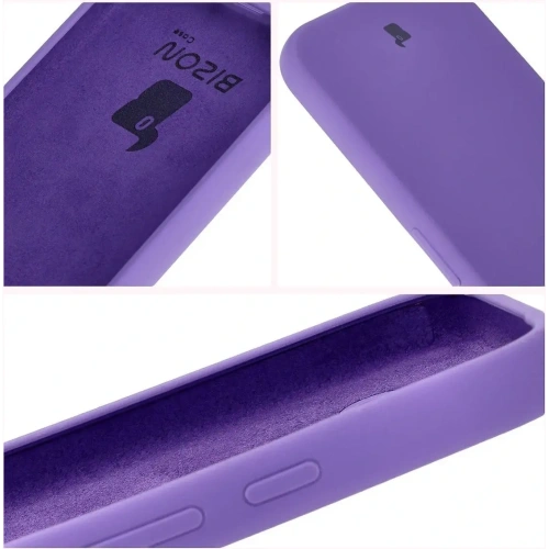 Silikonowe etui Bizon Soft Case do Google Pixel 9a fioletowe