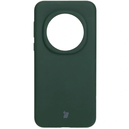 Silikonowe etui Bizon Soft Case do Honor Magic7 Pro ciemnozielone