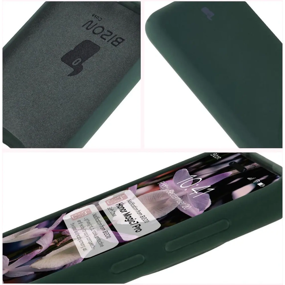 Hurtownia GSM - Silikonowe etui Bizon Soft Case do Honor Magic7 Pro ciemnozielone - BIZ8428 - {ean13} - Hurt