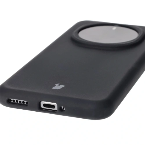 Silikonowe etui Bizon Soft Case do Honor Magic7 Pro czarne