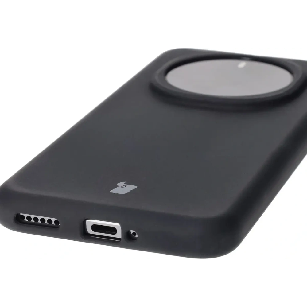 Hurtownia GSM - Silikonowe etui Bizon Soft Case do Honor Magic7 Pro czarne - BIZ8429 - {ean13} - Hurt