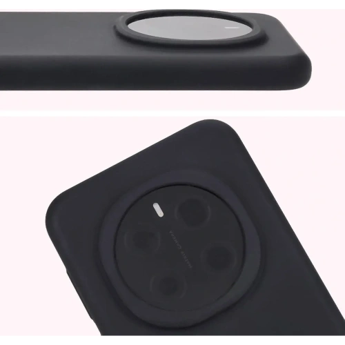 Silikonowe etui Bizon Soft Case do Honor Magic7 Pro czarne