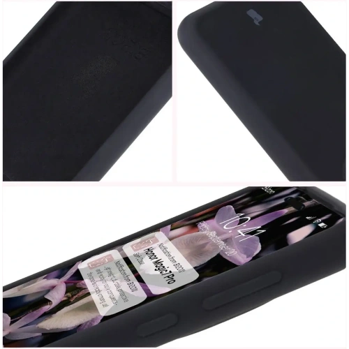 Silikonowe etui Bizon Soft Case do Honor Magic7 Pro czarne