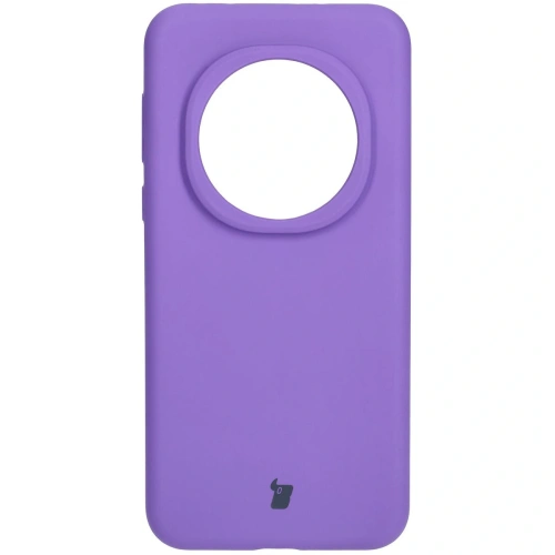 Silikonowe etui Bizon Soft Case do Honor Magic7 Pro fioletowe