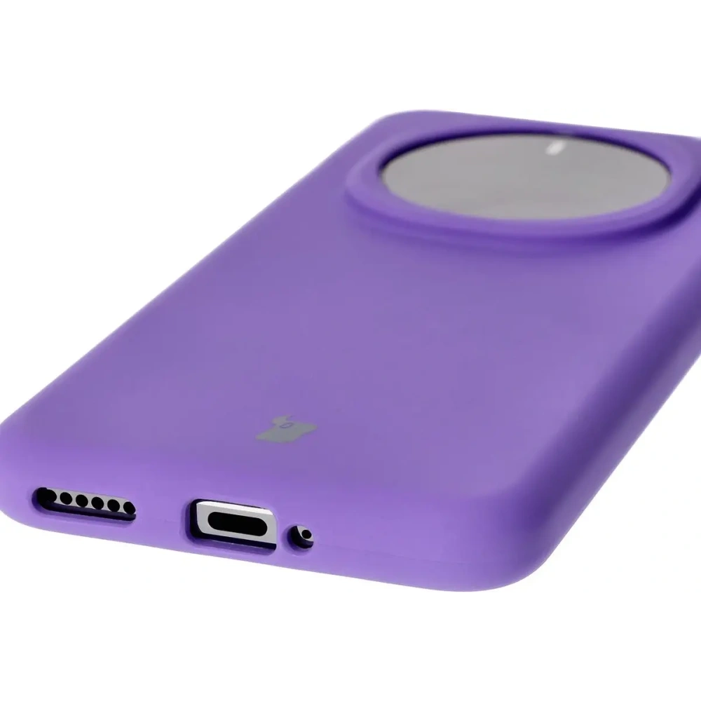 Hurtownia GSM - Silikonowe etui Bizon Soft Case do Honor Magic7 Pro fioletowe - BIZ8430 - {ean13} - Hurt